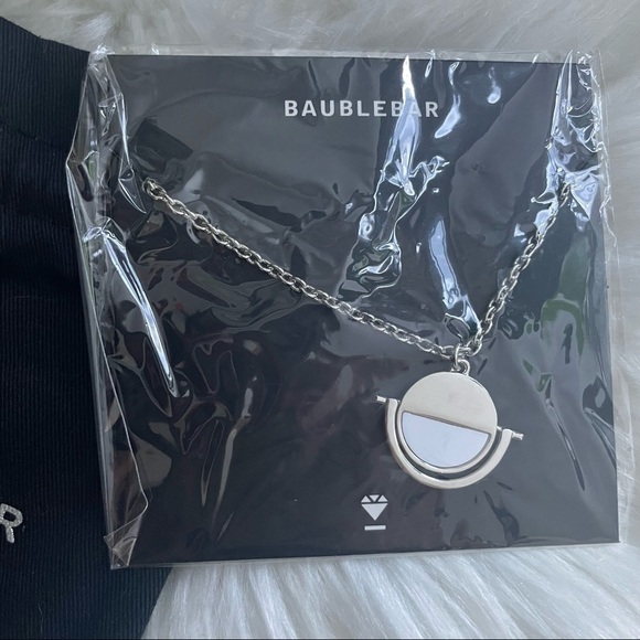 Baublebar Snowfall Reversible Pendant Necklace - Picture 4 of 5